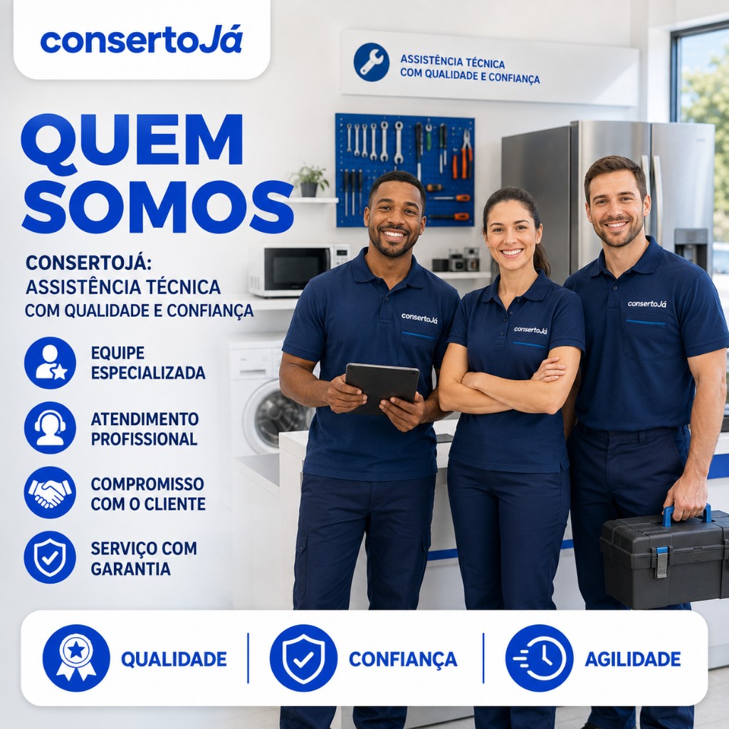 Equipe da ConsertoJá - assistência técnica com qualidade e confiança em Salvador