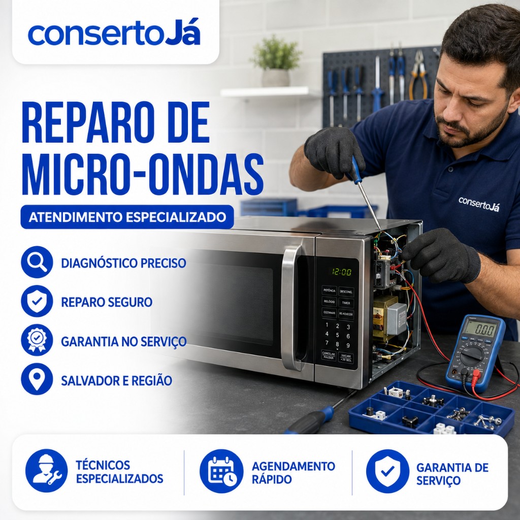Reparo de micro-ondas