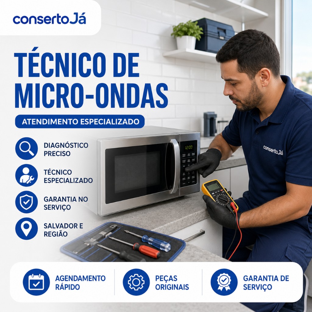 Técnico de micro-ondas em Salvador